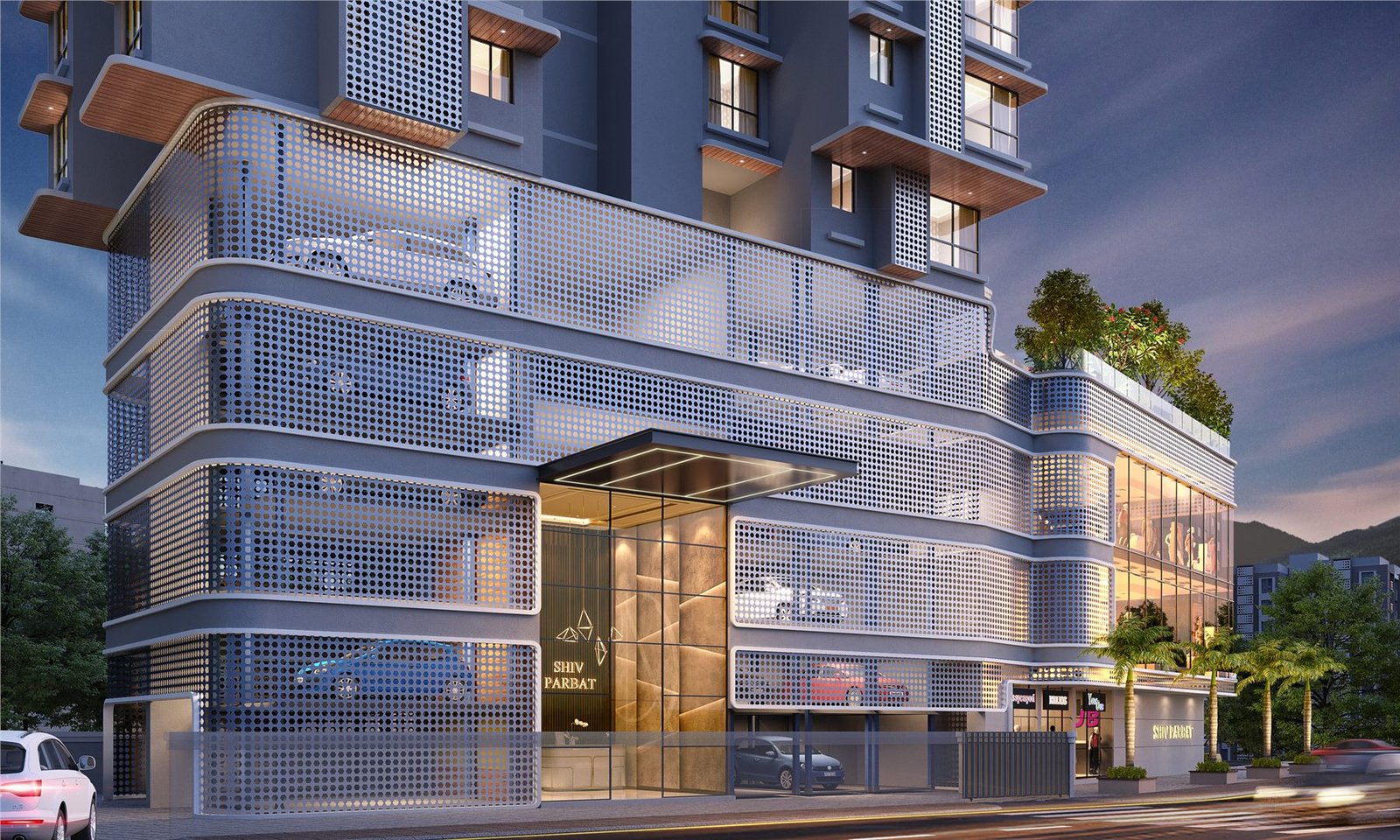 Shiv Parbat street project view